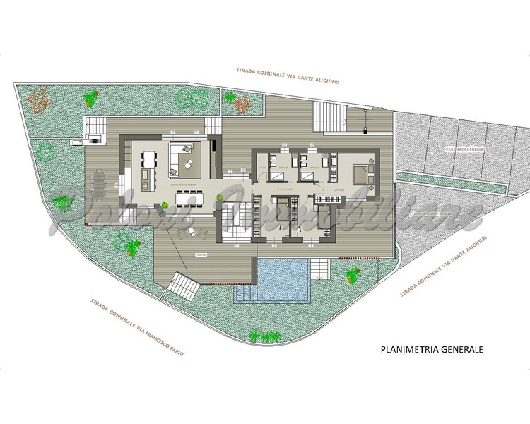 Cenate Sotto, nuova villa singola con piscina